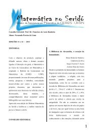 Conselho Editorial: Prof. Dr. Francisco de Assis Bandeira ... - UFRN