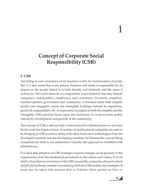 Corporate Social Responsibility - Sustainable Development Policy ...