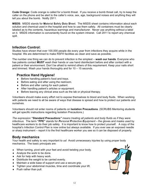 Volunteer Handbook - Roper St. Francis Healthcare