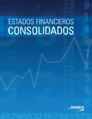 estados consolidados de situación financiera de sonda s.a. y filiales