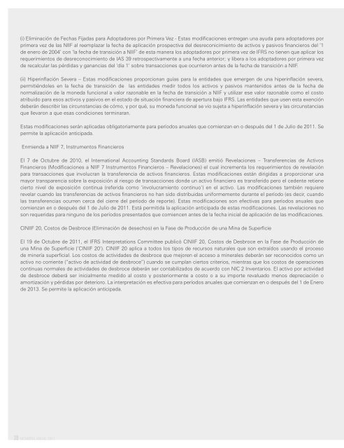 estados consolidados de situación financiera de sonda s.a. y filiales