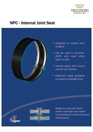 NPC - Internal Joint Seal NPC - In - Trelleborg.com.au