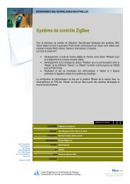 Système de contrôle ZigBee - EIA-FR