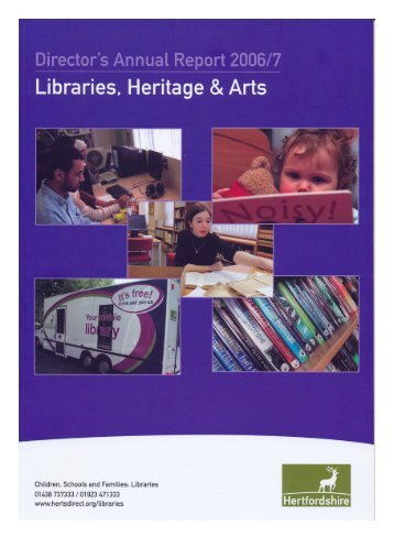 Hertfordshire Libraries, Heritage and the Arts - Hertfordshire County ...