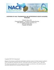Overview of HVAC Transmission Line Interference ... - NACE Calgary