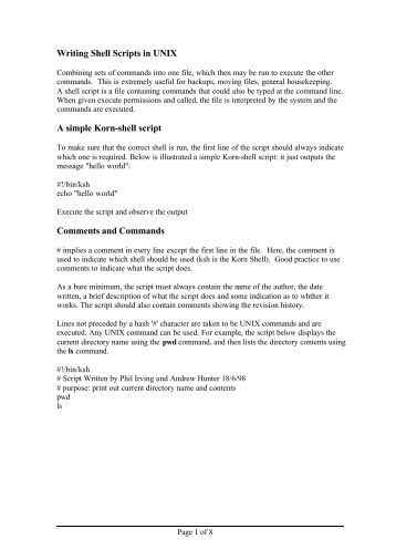 writing shell scripts Writing a shell script shell basics writing a shell script linux tutorial 5 writing your first shell script for linux tutorial - duration. writing shell scripts Writing a shell script shell basics writing a shell script linux tutorial 5 writing your first shell script for linux tutorial - duration.