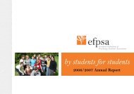 Annual Report 2006-2007 - EFPSA