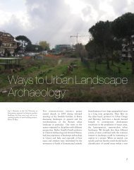 Ways to Urban Landscape Archaeology