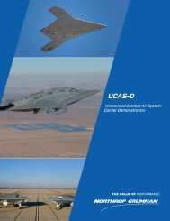 X-47B UCAS Data Sheet - Northrop Grumman Corporation