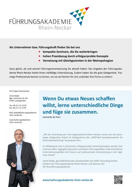 WJ Info 02/2013 - Wirtschaftsjunioren Mannheim-Ludwigshafen
