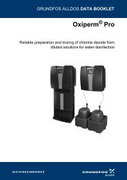 Grundfos Alldos Oxiperm Pro Data Booklet - WES Dosing Products