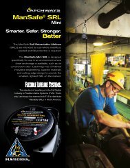 Download ManSafe Mini SRL Brochure - Flexible Lifeline Systems