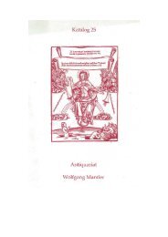 Katalog 30 - Buch- und Kunstantiquariat Wolfgang Mantler
