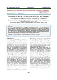 anthelmentic activity of annona squamosa linn leaf extracts - ijpcbs