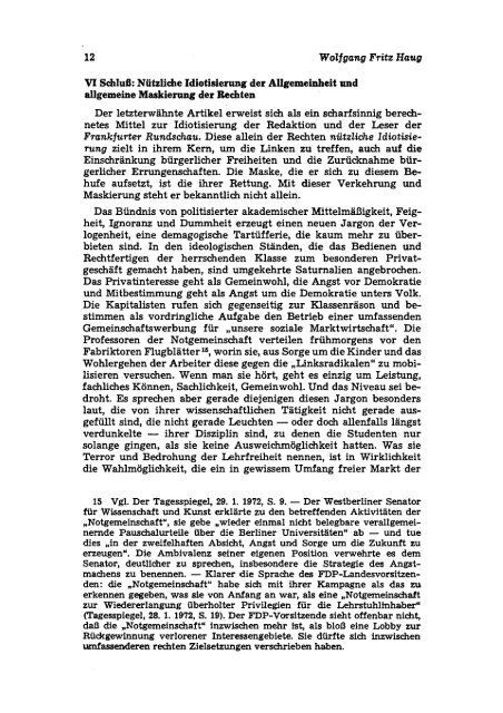 Das Argument 71 - Berliner Institut für kritische Theorie eV