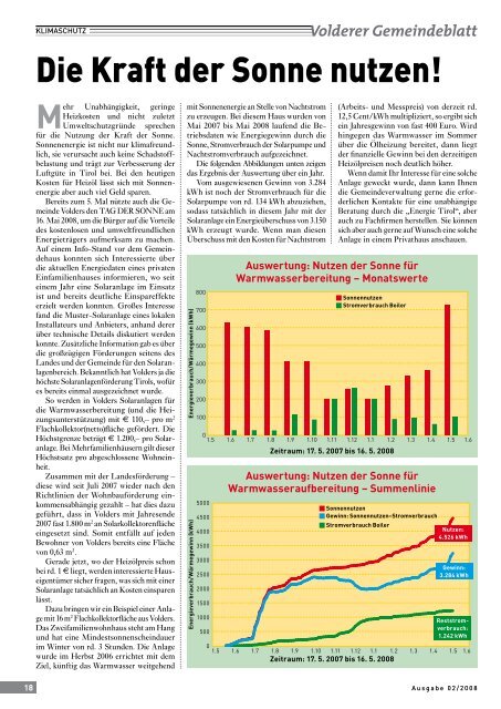 Volderer Gemeindeblatt - Gemeinde Volders - Land Tirol