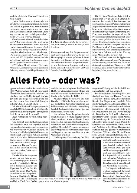 Volderer Gemeindeblatt - Gemeinde Volders - Land Tirol