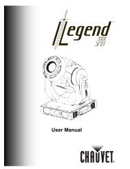 Chauvet Legend 300E Spot Manual - EES