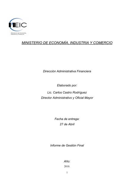 Carlos Castro RodrÃ­guez - Ministerio de EconomÃ­a Industria y ...