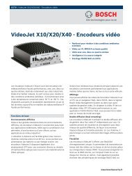 VideoJet X10/X20/X40 - Encodeurs vidÃƒÂ©o