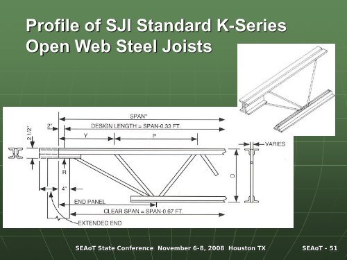 Wind Design Considerations for Steel Joists and Joist Girders - SEAoT