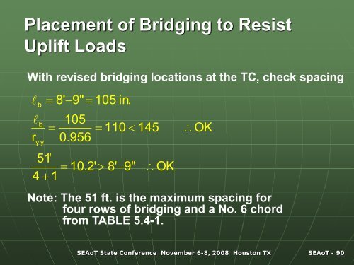 Wind Design Considerations for Steel Joists and Joist Girders - SEAoT