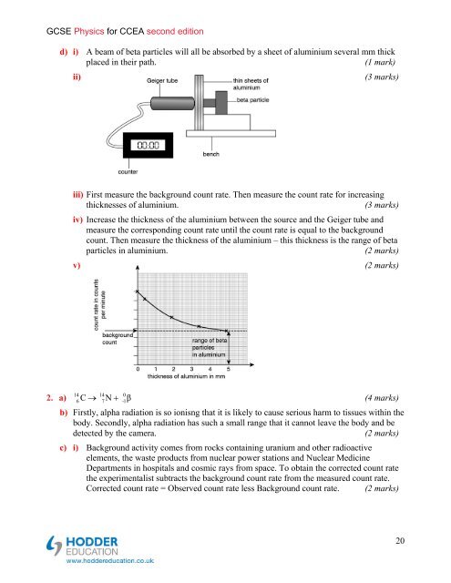 Answers to questions in the Student Book - Hodder Plus Home