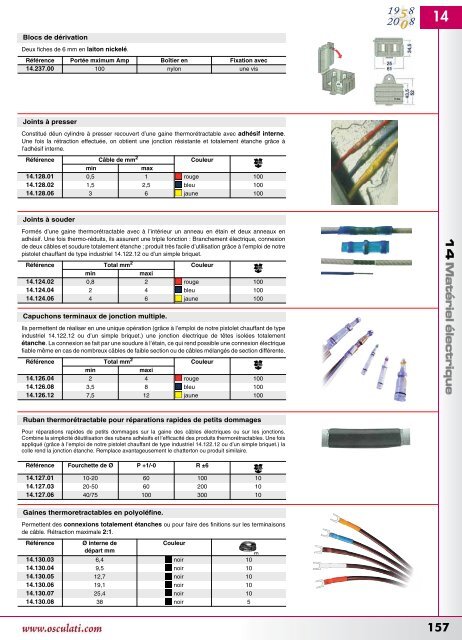 Catalogue Osculati 2008 Ã©lectricitÃ© - OceanSportServices