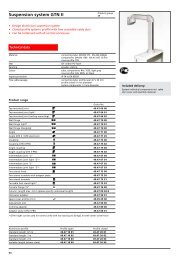 Rose Suspension system GTN II Product Sheet - Intex Connect