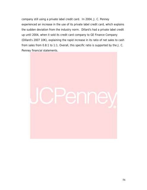 J. C. Penney Company, Inc. Equity Valuation and Analysis As of ...