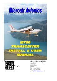M760 Rev P Manual 01R9 - Microair Avionics