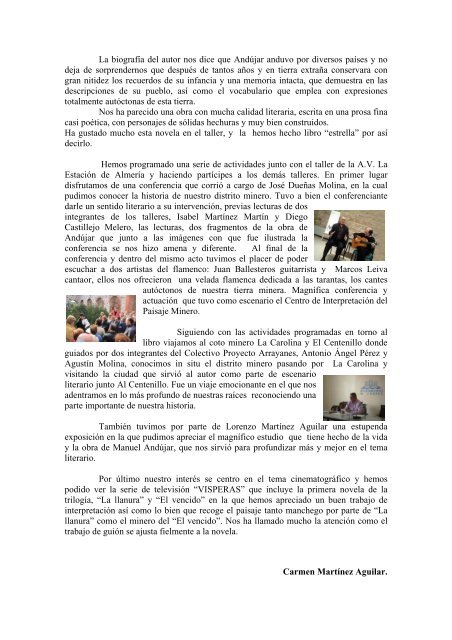 Anuario Grupo de Lectura A.A. V.V. El Paseo - Ayuntamiento de ...