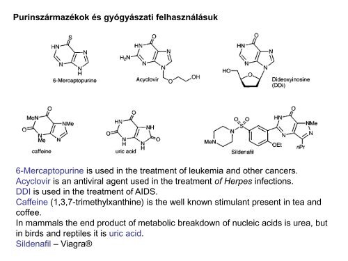 Nukleinsavak - Szerves Kémiai Tanszék