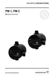 PM 1, PM 2 - Online Pump Supplies