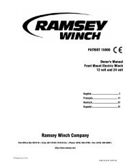 Patriot 15000 - Ramsey Winch