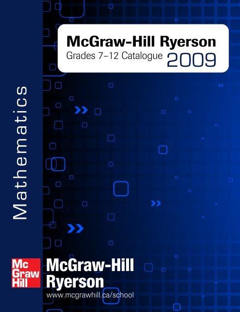 Mathematics 9 - McGraw-Hill Ryerson