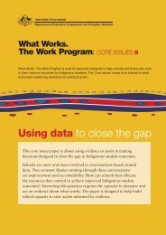 core issue 9. Using data to close the gap - What Works