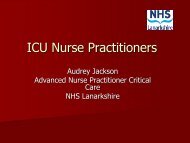 The Role of the Critical Care Nurse Practitioner