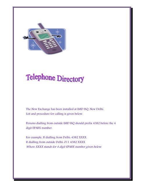 Airtel Telephone Directory