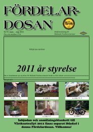 2011 Ã¥r styrelse - Hallands Fordonsveteraner