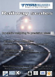 Railway scales (.pdf) - Pfister Waagen Bilanciai GmbH
