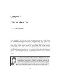 Chapter 4 Fourier Analysis