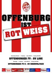 Offenburg... ROT-WEISS - Offenburger FV