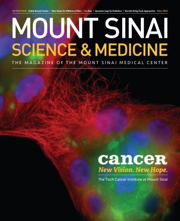 SCiEnCE & MEDiCinE - Mount Sinai Hospital