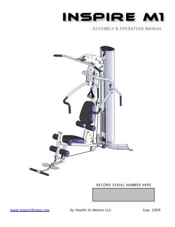 Life Fitness G7 Home Gym User Manual
