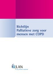 Richtlijn Palliatieve zorg voor mensen met COPD - Oncoline