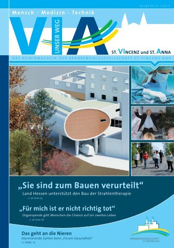 Ausgabe Nr. 2 / 2010 (2,7 MB) - St. Vincenz Krankenhaus Limburg