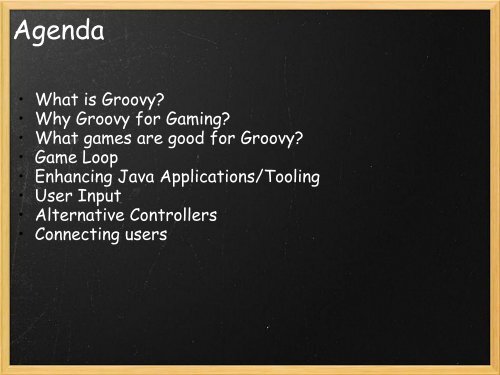 Game Programming with Groovy - GeeCON