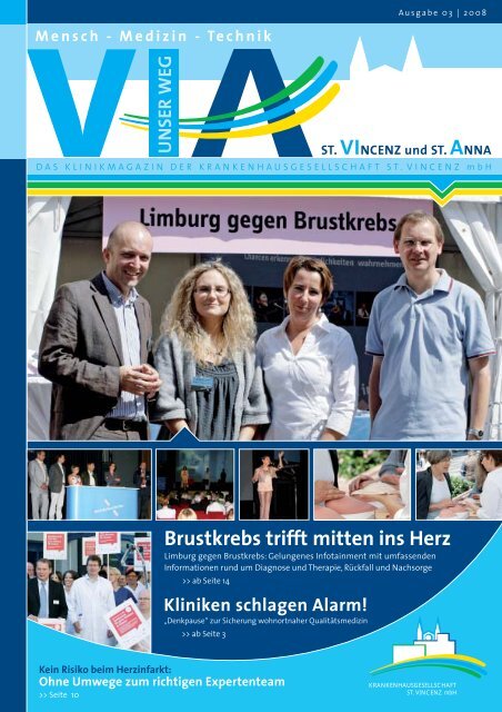 Brustkrebs trifft mitten ins Herz - St. Vincenz Krankenhaus Limburg