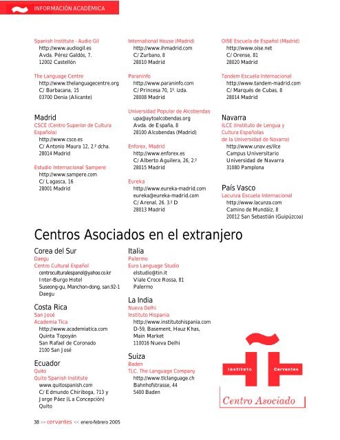 Revista completa (6 Mb) - Instituto Cervantes